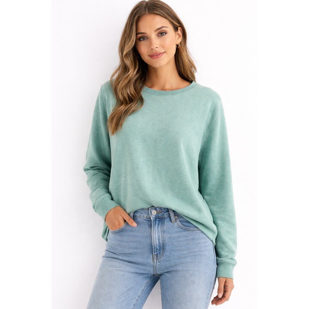 Alpine Design Fleece‎ Crewneck Sweatshirt Wasabi Heather Green size XXL